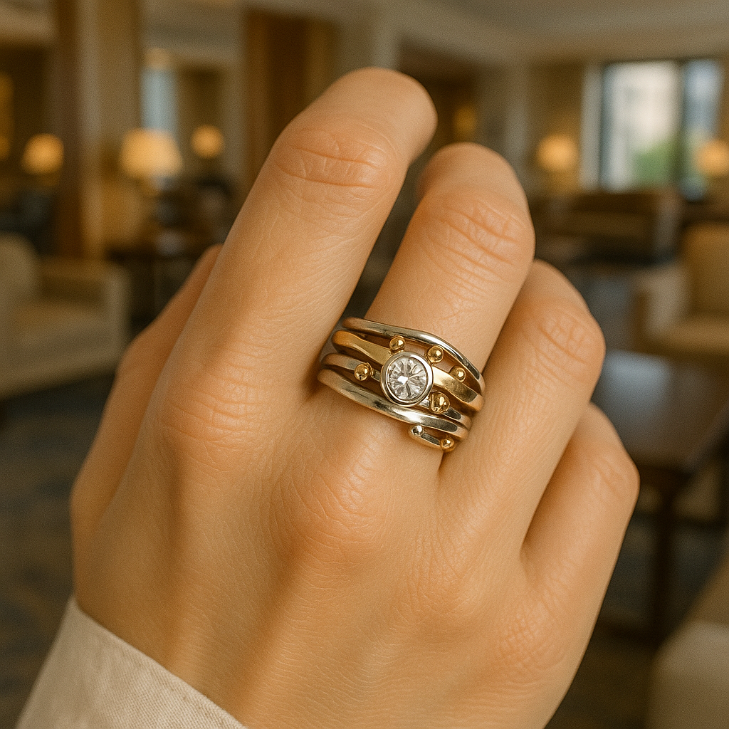 Royal - Vintage Gold Inlaid Ring