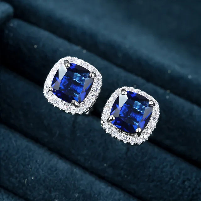 Midnight Sapphire Earrings