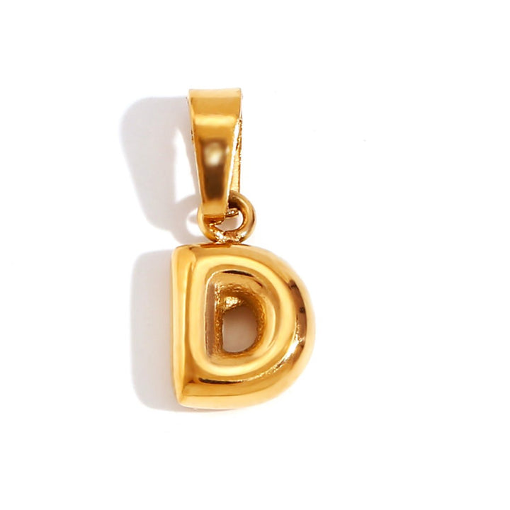 Sophisticated Bubble Letter Necklace