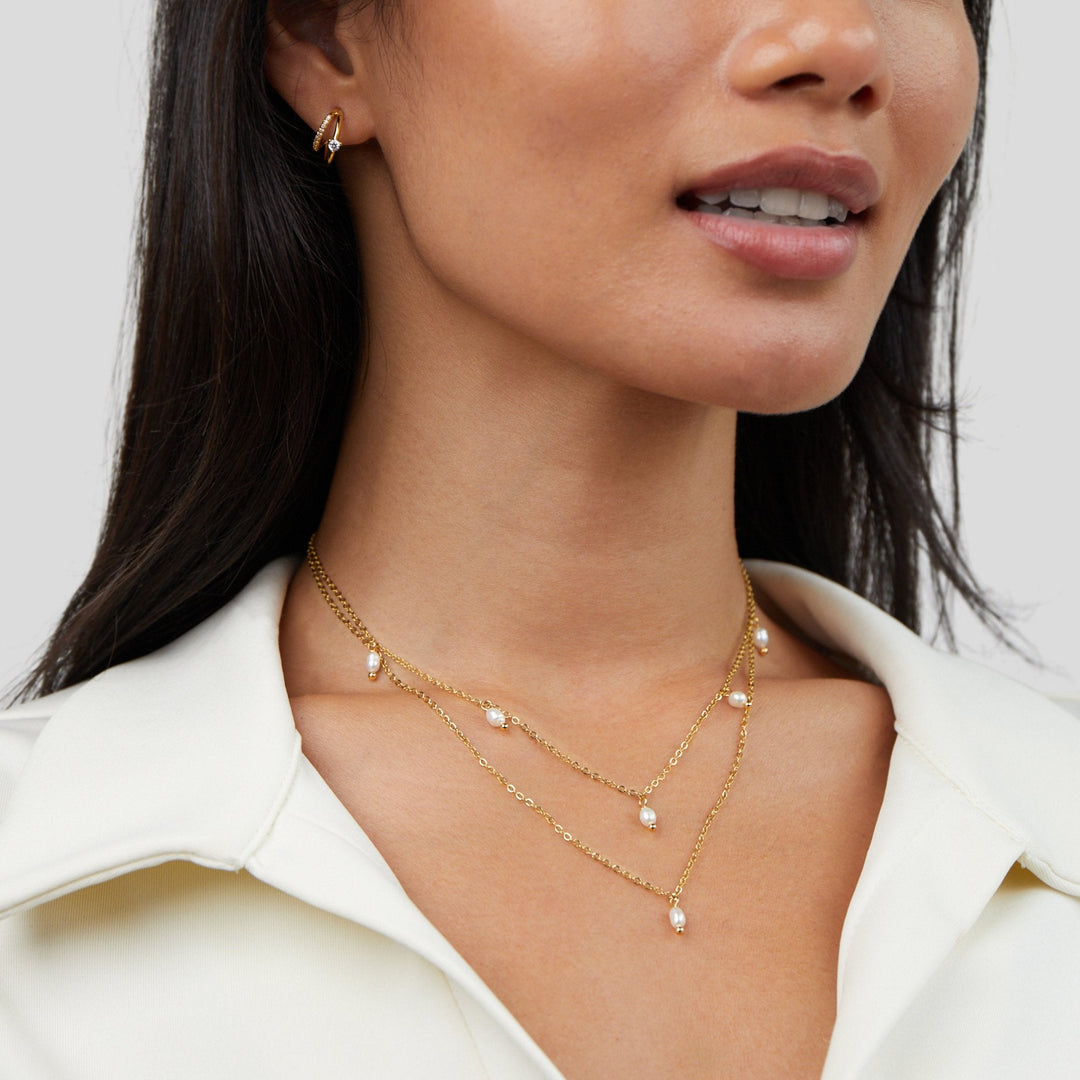 Kay Drop Layered Necklace